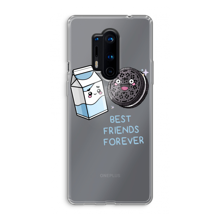 Best Friend Forever: OnePlus 8 Pro Transparant Hoesje