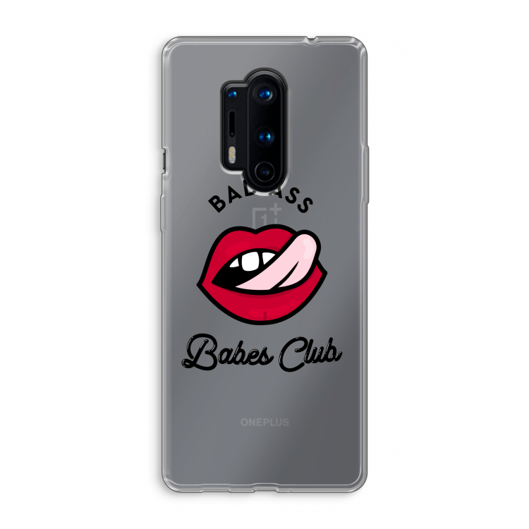 Badass Babes Club: OnePlus 8 Pro Transparant Hoesje