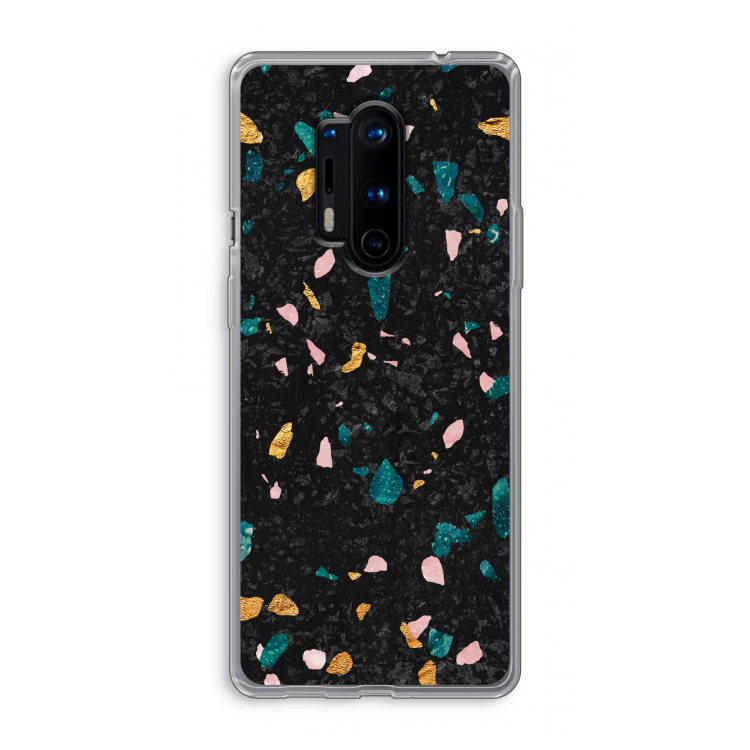 Terrazzo N°10: OnePlus 8 Pro Transparant Hoesje