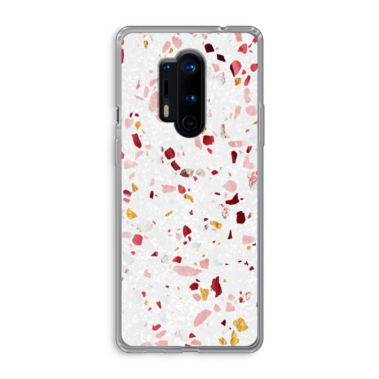 Terrazzo N°9: OnePlus 8 Pro Transparant Hoesje