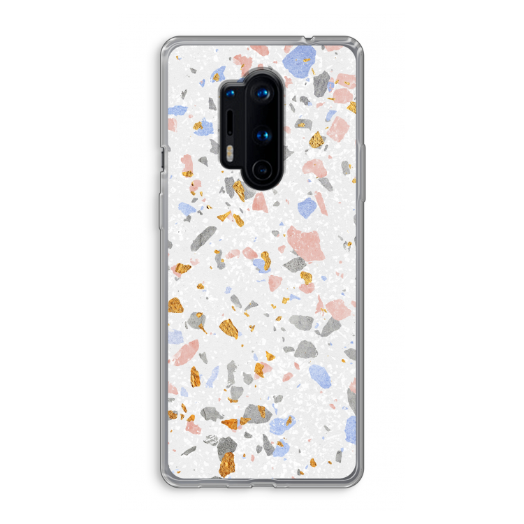 Terrazzo N°8: OnePlus 8 Pro Transparant Hoesje