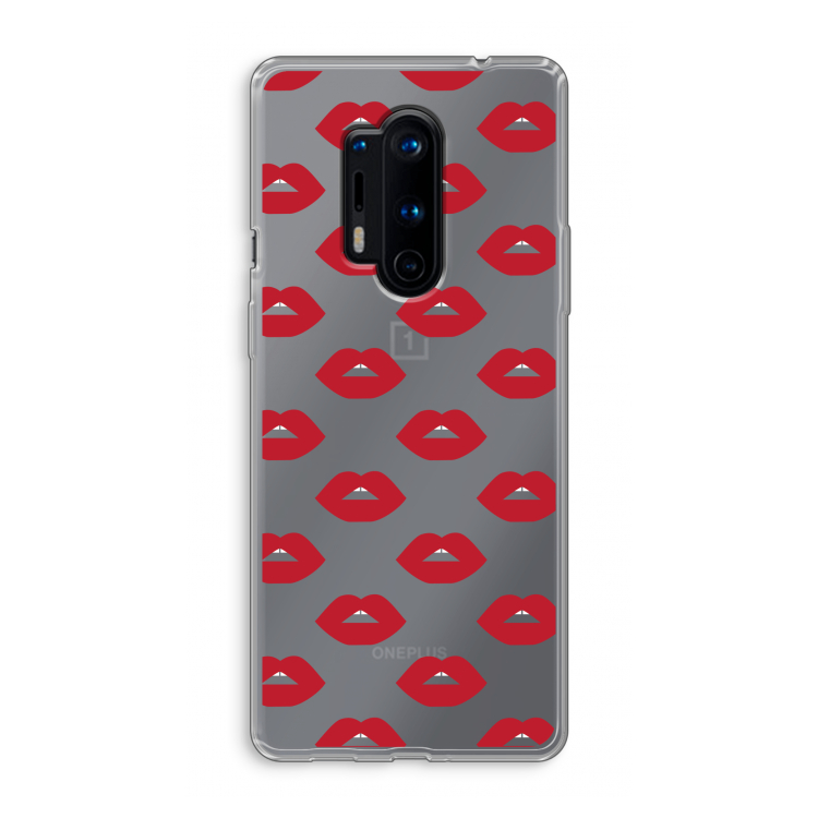 Lips: OnePlus 8 Pro Transparant Hoesje