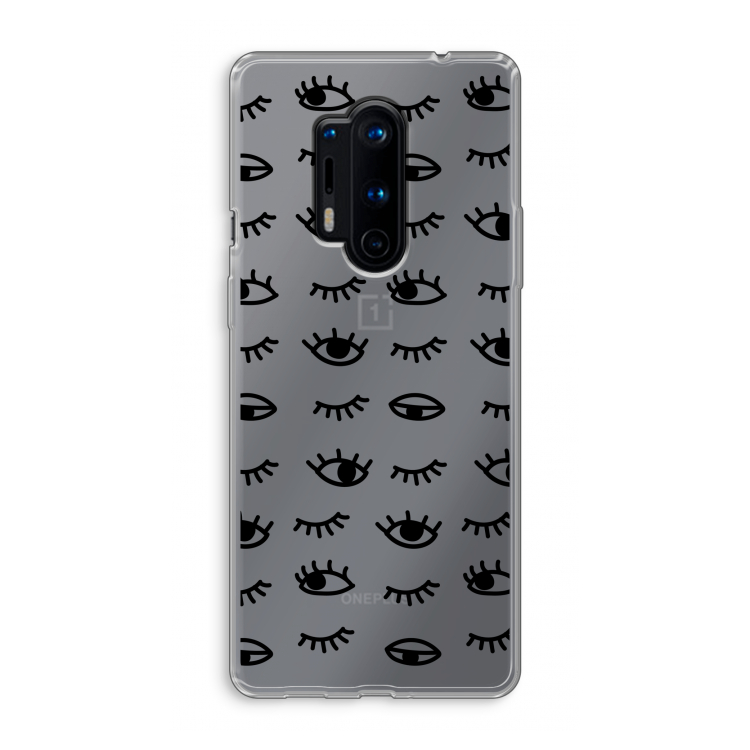 Eye pattern #2: OnePlus 8 Pro Transparant Hoesje