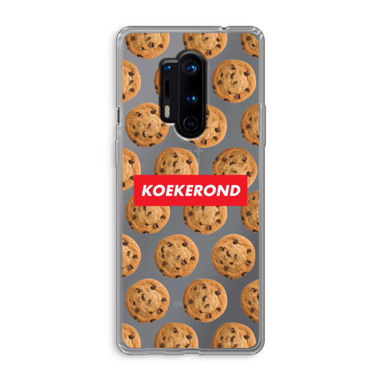 Koekerond: OnePlus 8 Pro Transparant Hoesje