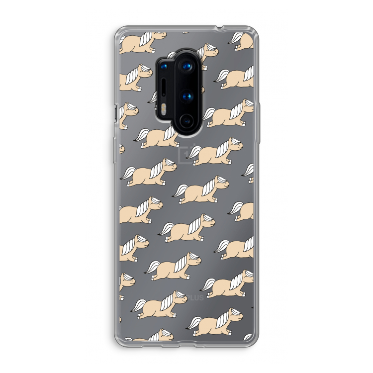 Ponys: OnePlus 8 Pro Transparant Hoesje