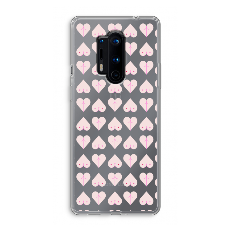 Ass 'n Titties: OnePlus 8 Pro Transparant Hoesje