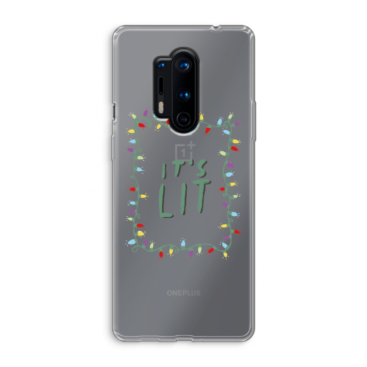 It's Lit: OnePlus 8 Pro Transparant Hoesje
