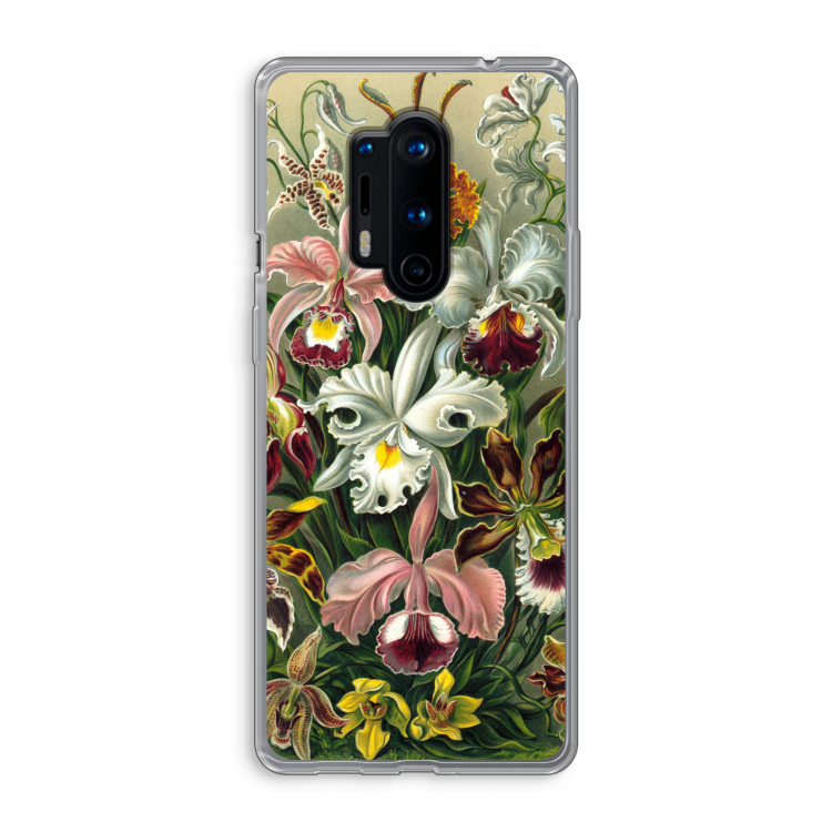 Haeckel Orchidae: OnePlus 8 Pro Transparant Hoesje