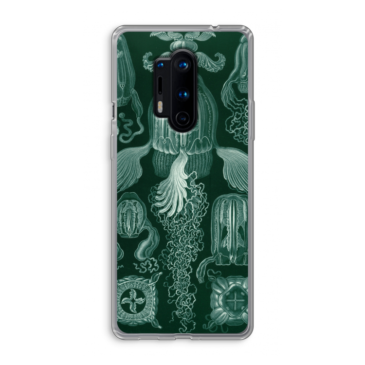 Haeckel Cubomedusae: OnePlus 8 Pro Transparant Hoesje