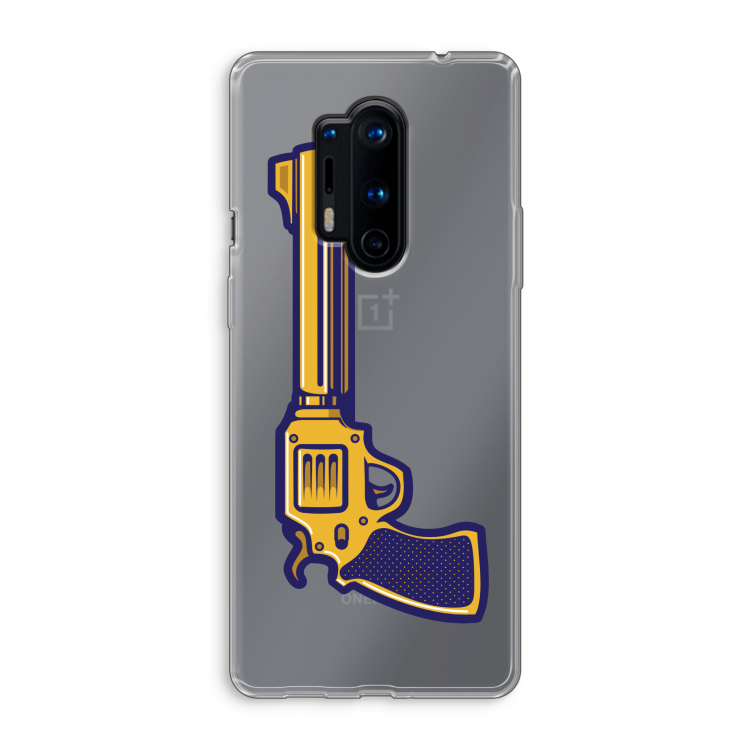 Pew Pew Pew: OnePlus 8 Pro Transparant Hoesje