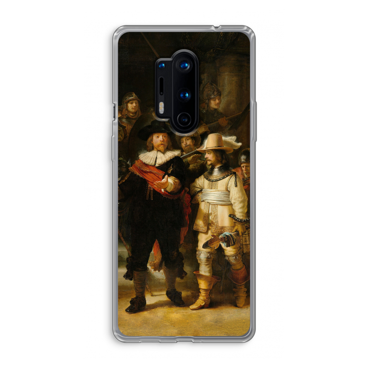 De Nachtwacht: OnePlus 8 Pro Transparant Hoesje
