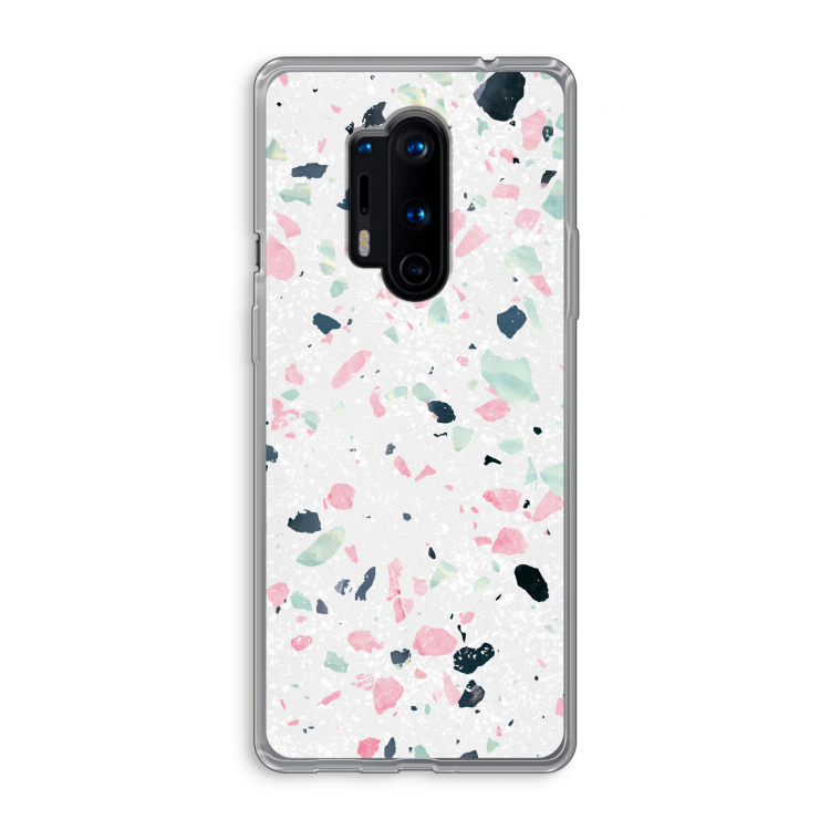 Terrazzo N°3: OnePlus 8 Pro Transparant Hoesje