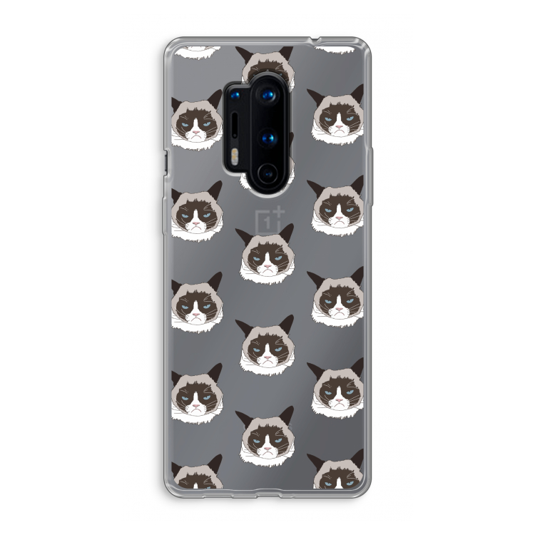 It's a Purrr Case: OnePlus 8 Pro Transparant Hoesje