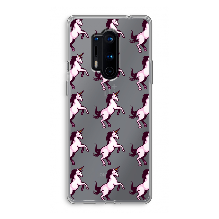 Musketon Unicorn: OnePlus 8 Pro Transparant Hoesje