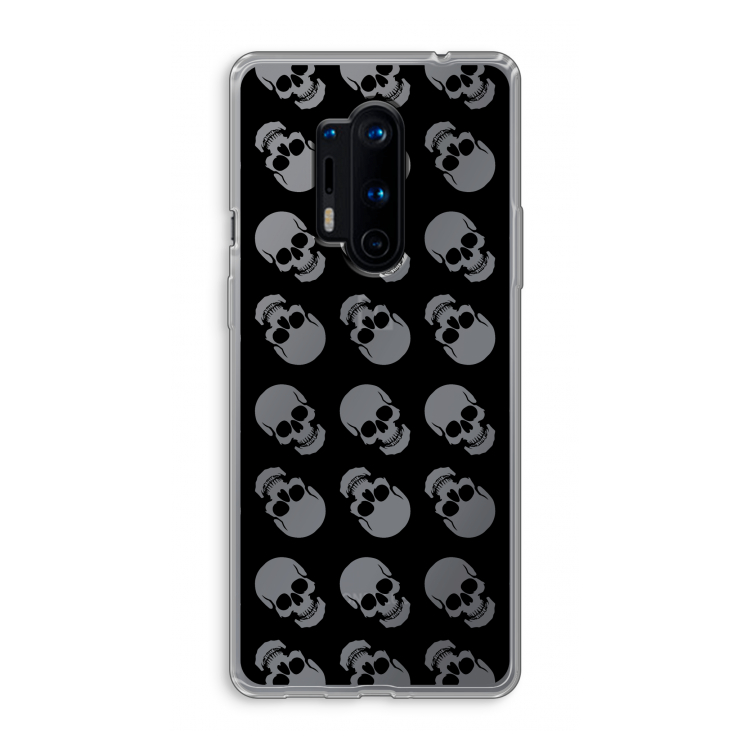 Musketon Skulls: OnePlus 8 Pro Transparant Hoesje