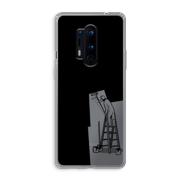 Musketon Painter: OnePlus 8 Pro Transparant Hoesje