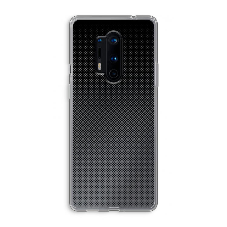 Musketon Halftone: OnePlus 8 Pro Transparant Hoesje