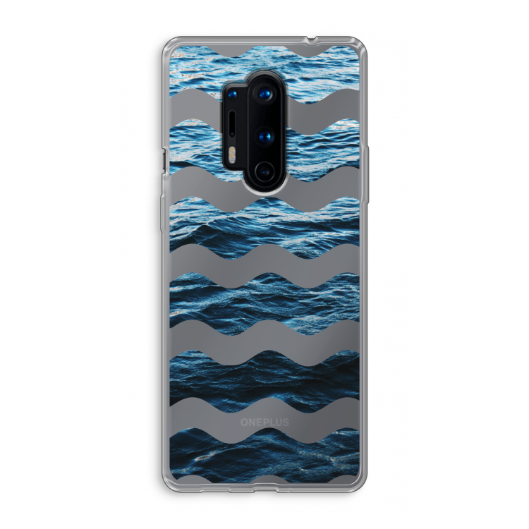 Oceaan: OnePlus 8 Pro Transparant Hoesje