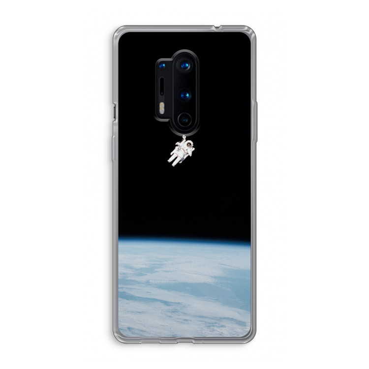 Alone in Space: OnePlus 8 Pro Transparant Hoesje