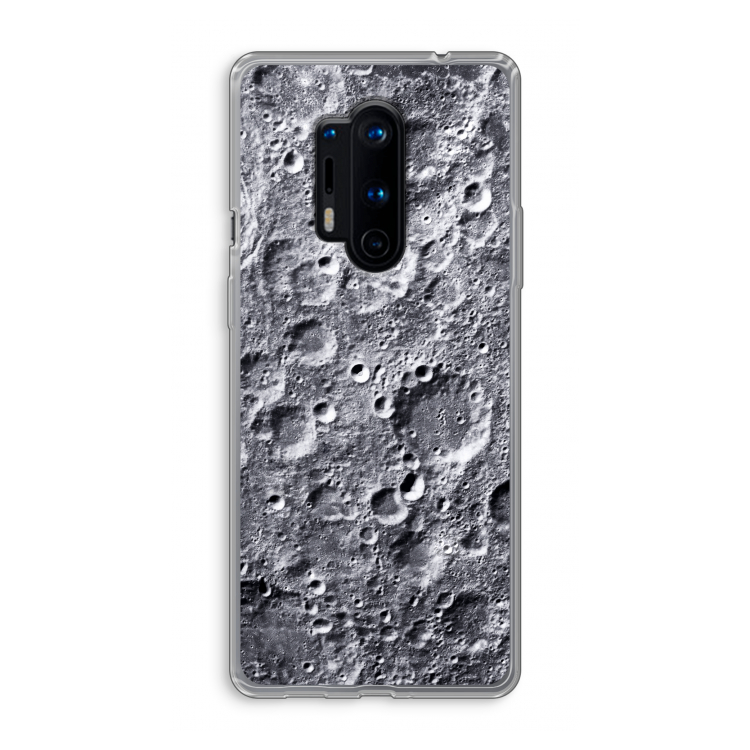 Maanlandschap: OnePlus 8 Pro Transparant Hoesje