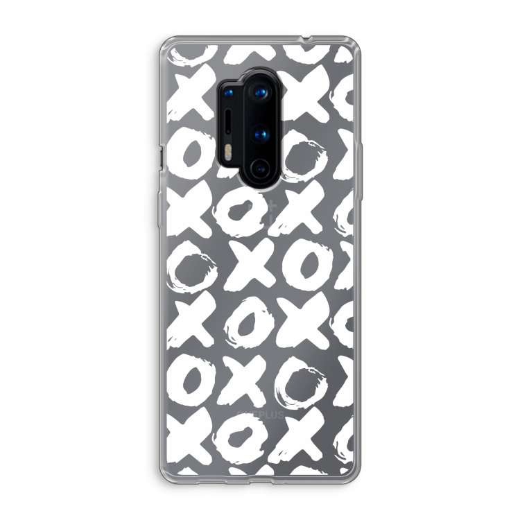 XOXO: OnePlus 8 Pro Transparant Hoesje