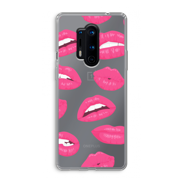 Bite my lip: OnePlus 8 Pro Transparant Hoesje
