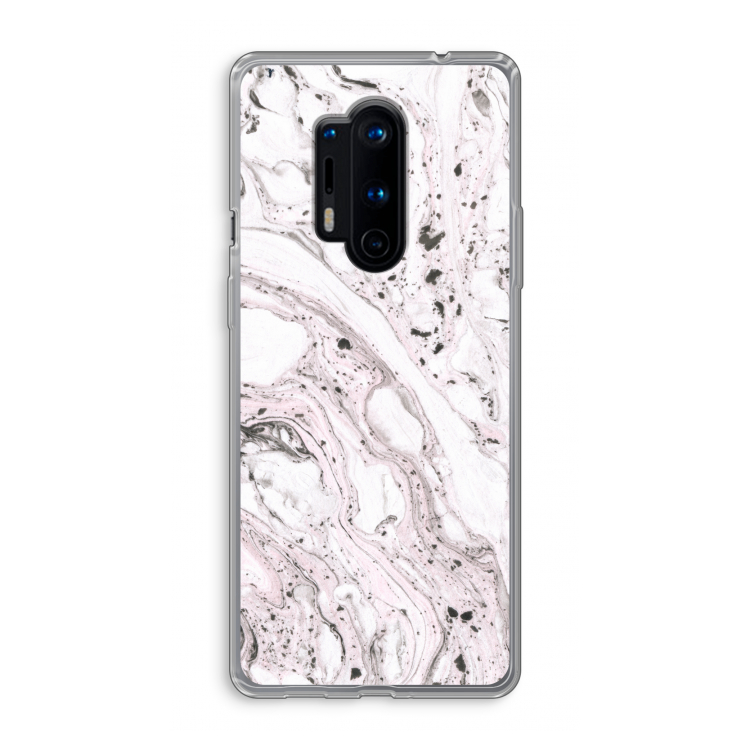 Mengelmoes: OnePlus 8 Pro Transparant Hoesje