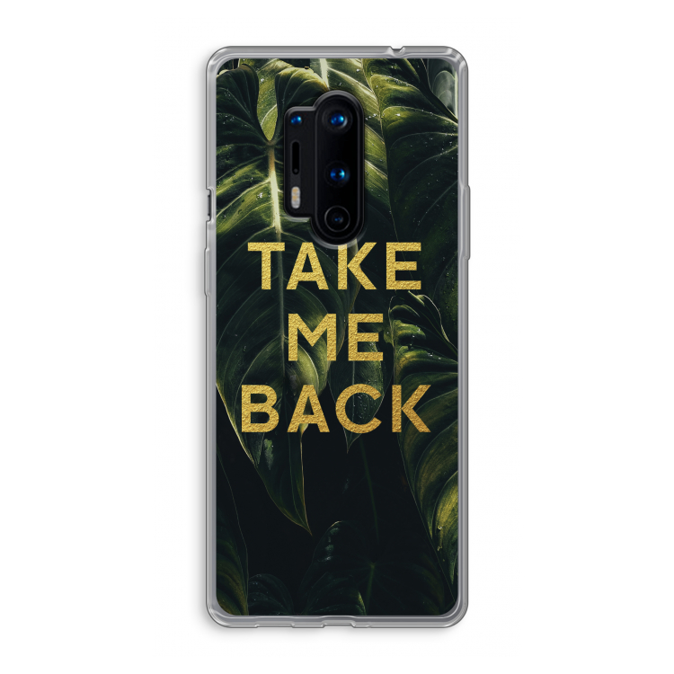 Take me back: OnePlus 8 Pro Transparant Hoesje