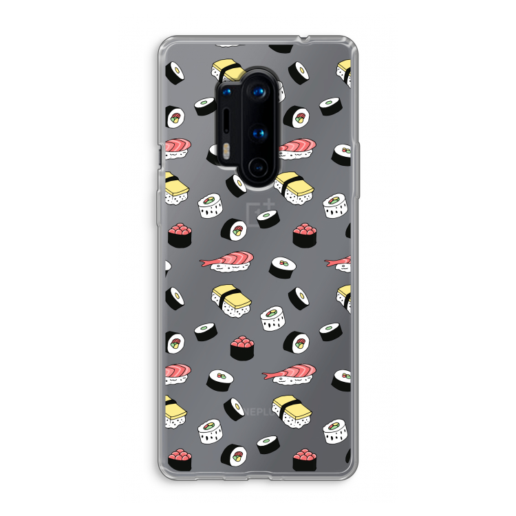 Sushi time: OnePlus 8 Pro Transparant Hoesje