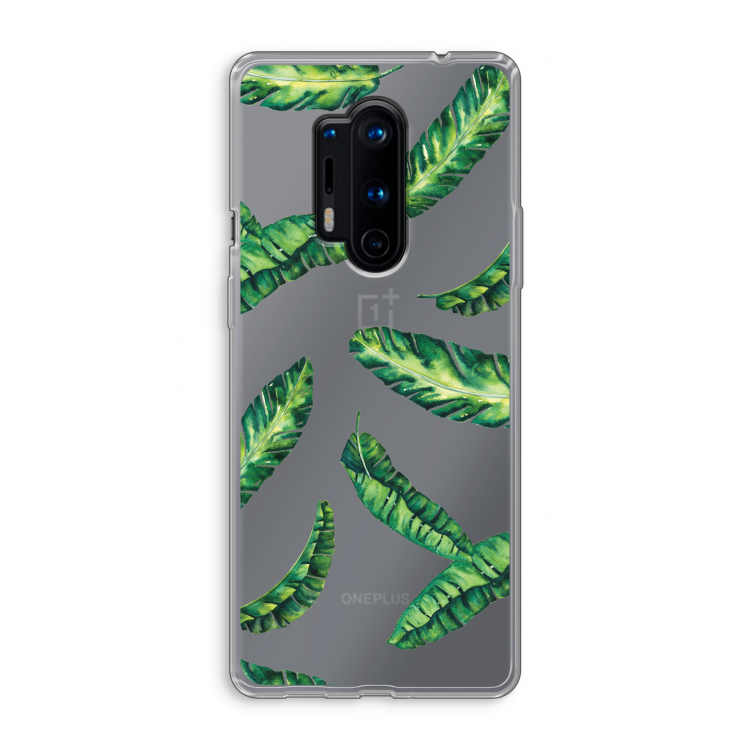 Lange bladeren: OnePlus 8 Pro Transparant Hoesje