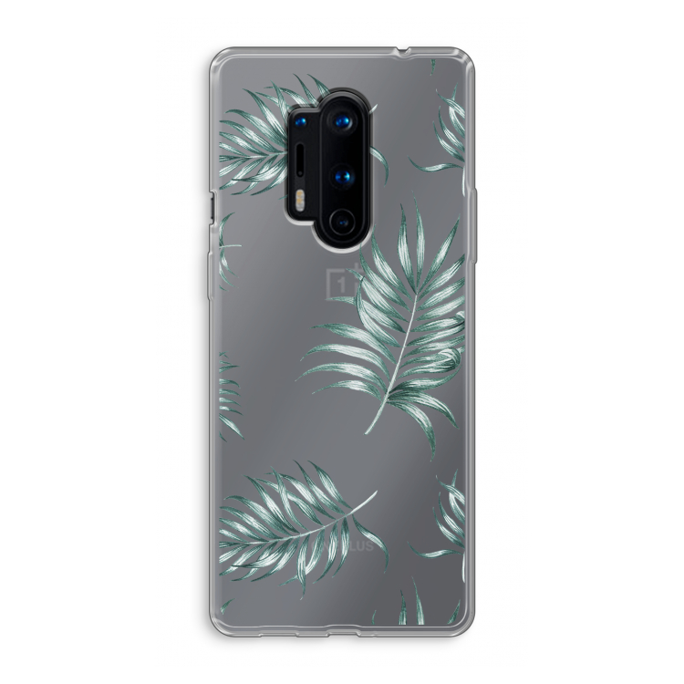 Simple leaves: OnePlus 8 Pro Transparant Hoesje