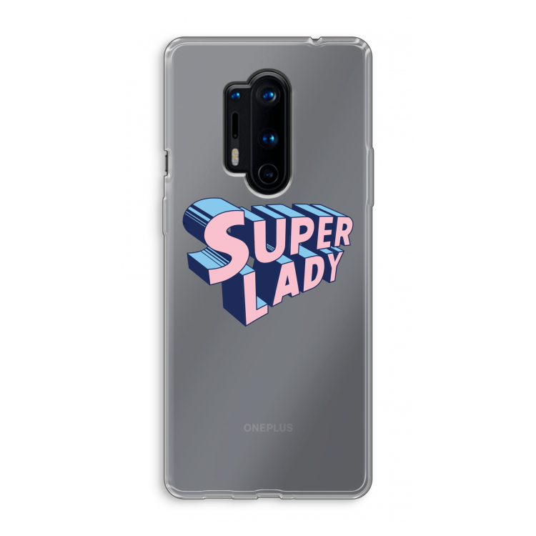 Superlady: OnePlus 8 Pro Transparant Hoesje
