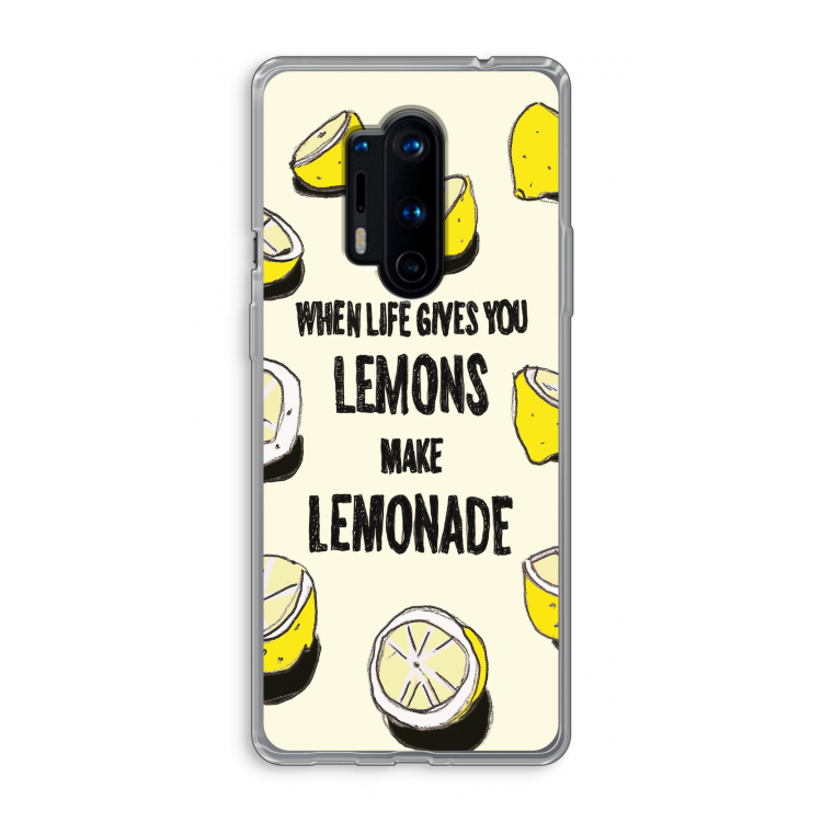 Lemonade: OnePlus 8 Pro Transparant Hoesje