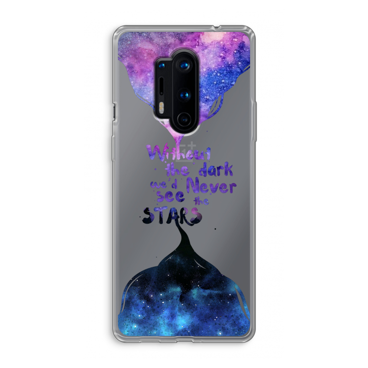 Stars quote: OnePlus 8 Pro Transparant Hoesje