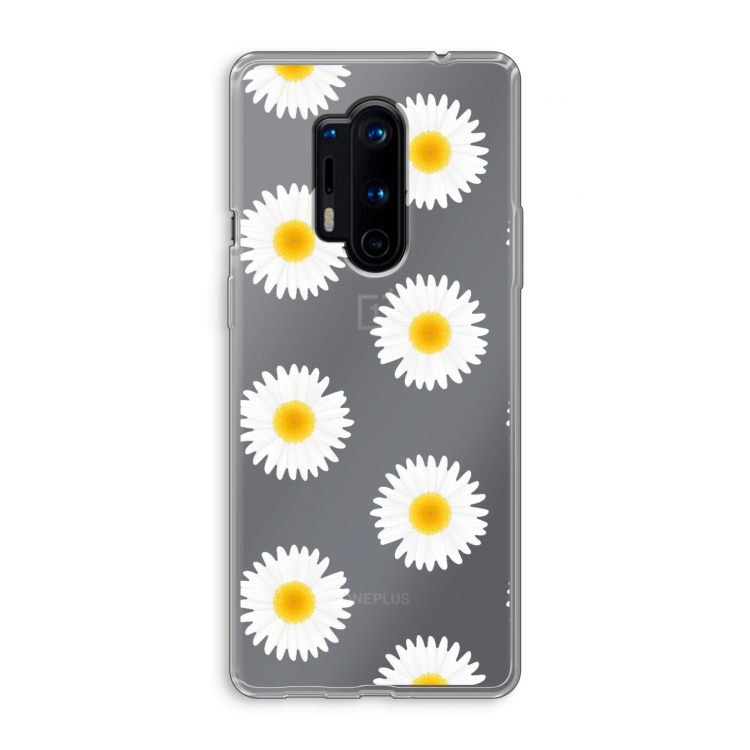 Margrietjes: OnePlus 8 Pro Transparant Hoesje