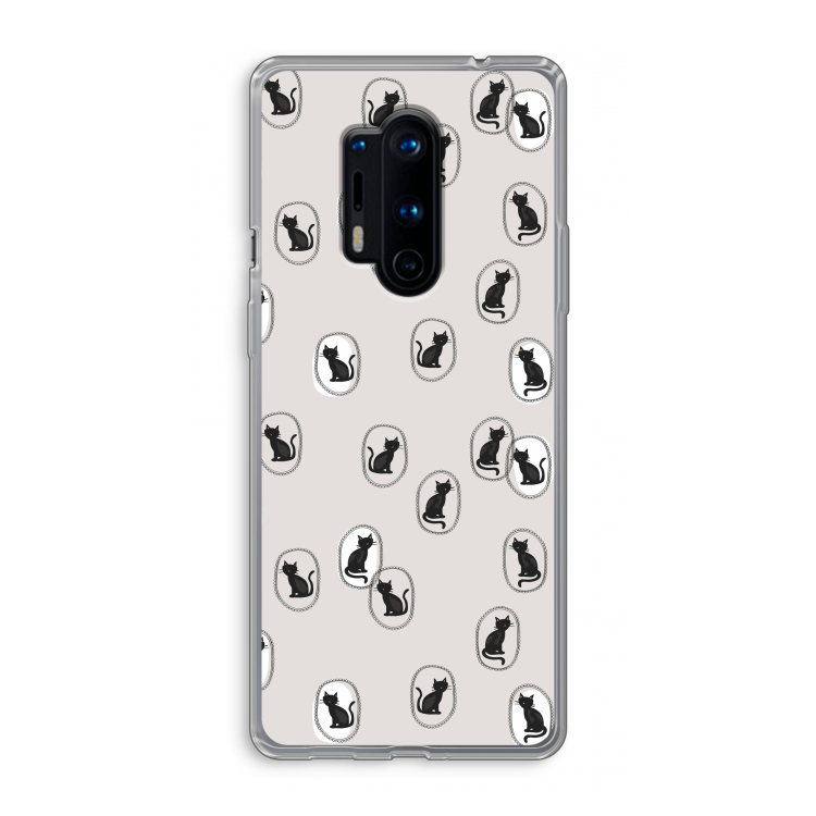 Miauw: OnePlus 8 Pro Transparant Hoesje