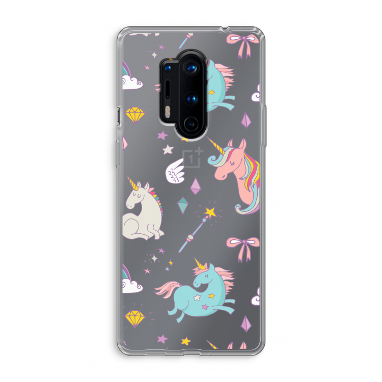 Fantasiewereld: OnePlus 8 Pro Transparant Hoesje