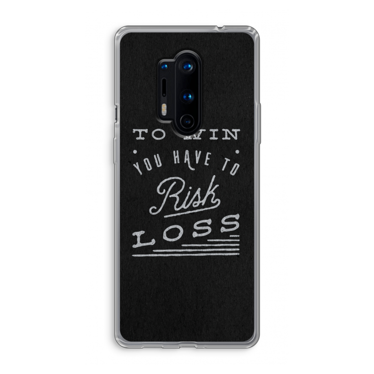 Risk loss: OnePlus 8 Pro Transparant Hoesje