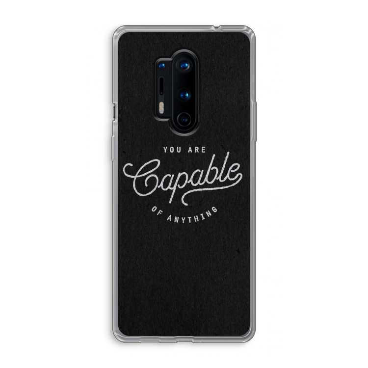 Capable: OnePlus 8 Pro Transparant Hoesje