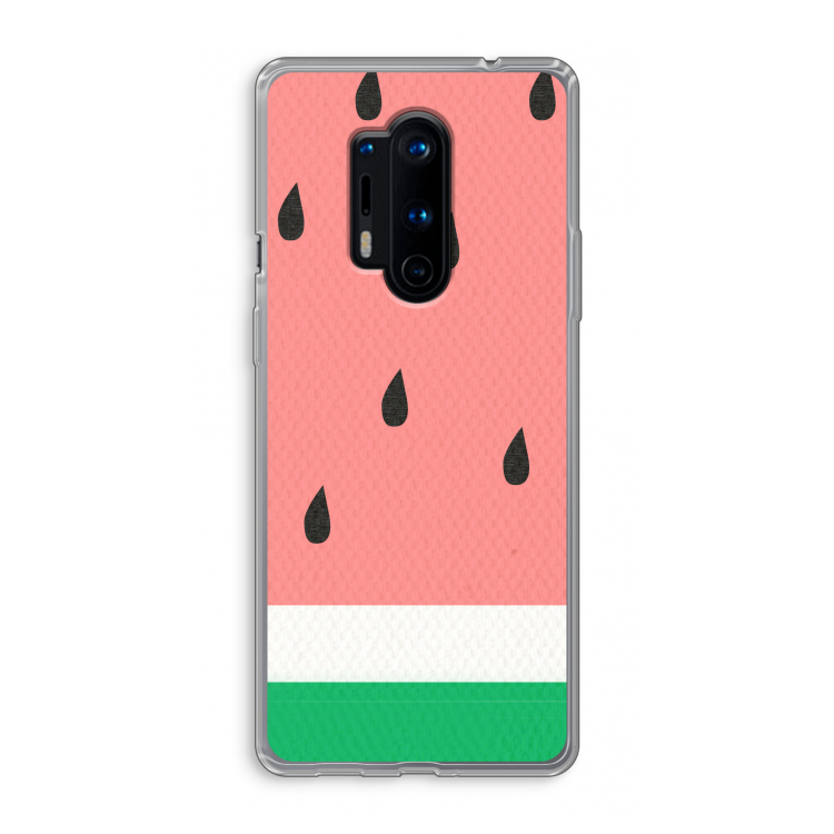 Watermeloen: OnePlus 8 Pro Transparant Hoesje