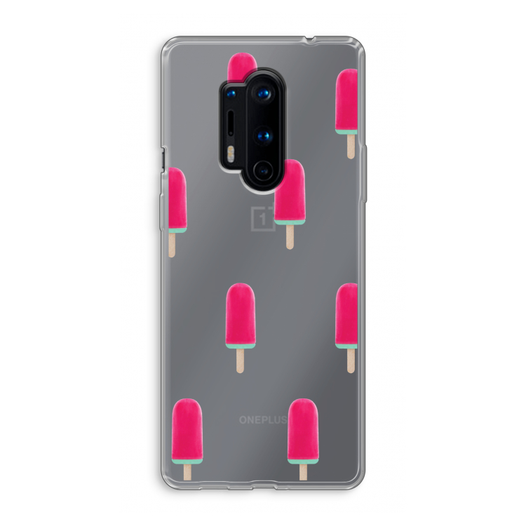Waterijsje: OnePlus 8 Pro Transparant Hoesje