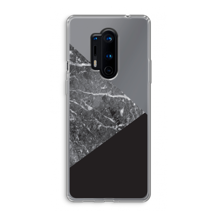Combinatie marmer: OnePlus 8 Pro Transparant Hoesje