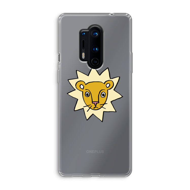 Kleine leeuw: OnePlus 8 Pro Transparant Hoesje