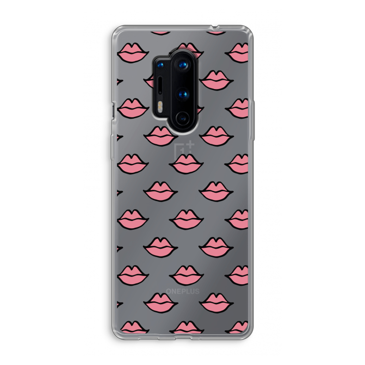 Lipjes: OnePlus 8 Pro Transparant Hoesje