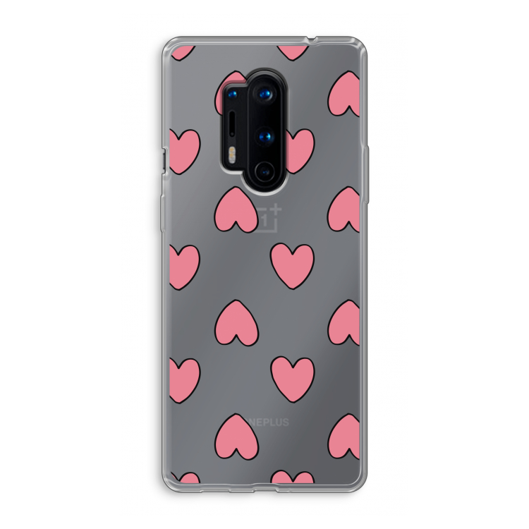 Ondersteboven verliefd: OnePlus 8 Pro Transparant Hoesje