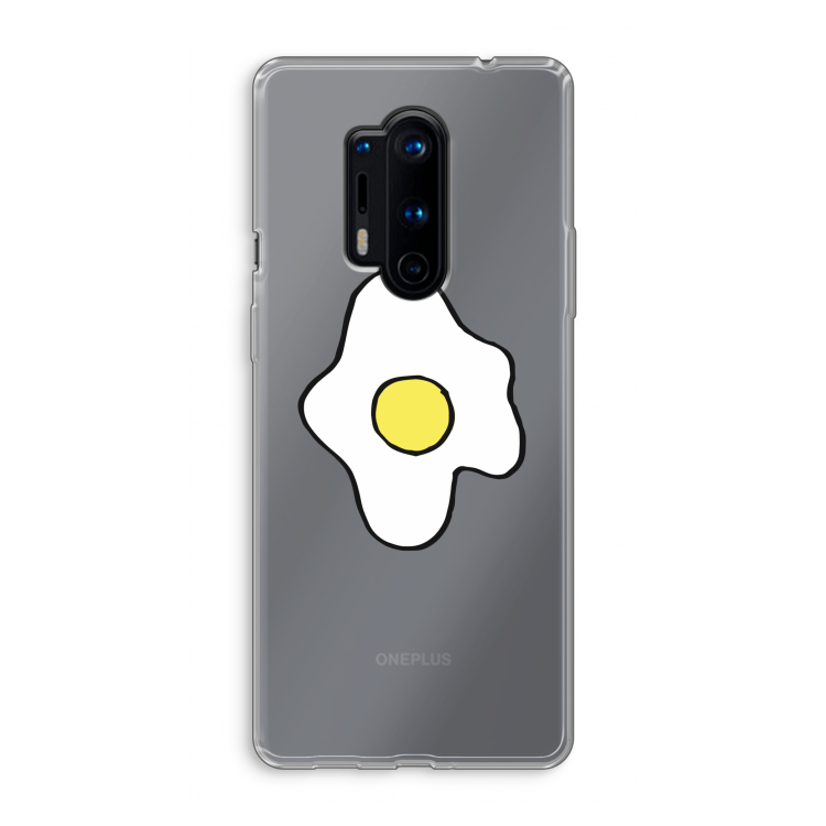 Spiegelei: OnePlus 8 Pro Transparant Hoesje