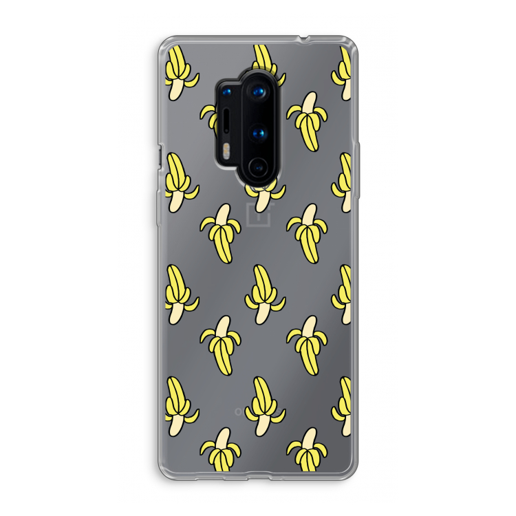 Bananas: OnePlus 8 Pro Transparant Hoesje