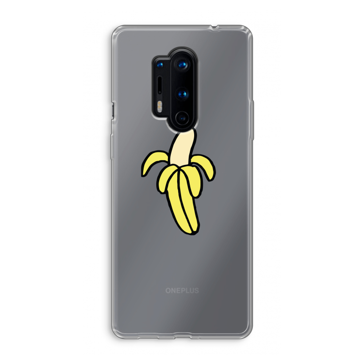 Banana: OnePlus 8 Pro Transparant Hoesje