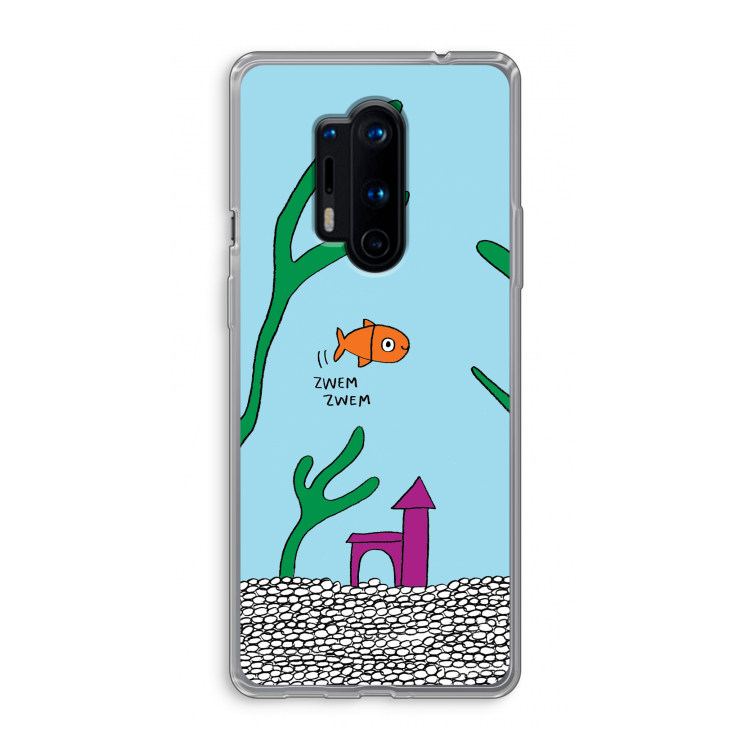 Aquarium: OnePlus 8 Pro Transparant Hoesje