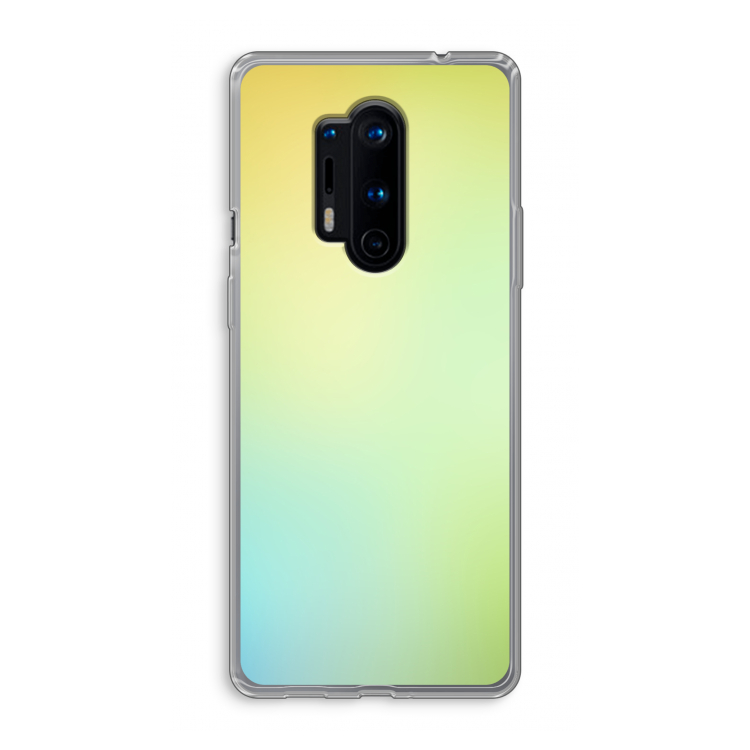 Minty mist pastel: OnePlus 8 Pro Transparant Hoesje